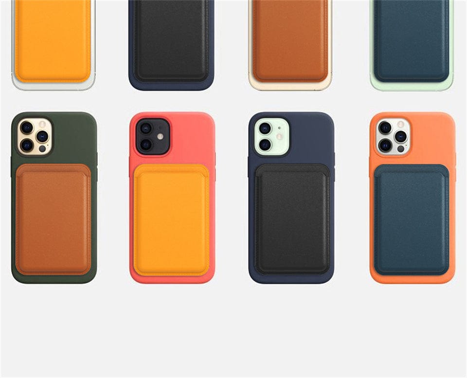 iPhone Leather Wallet with MagSafe Wallet Vogueen