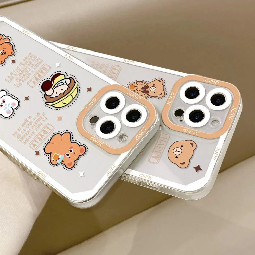 Cartoon Panda Full Body Protective iPhone Case Apple