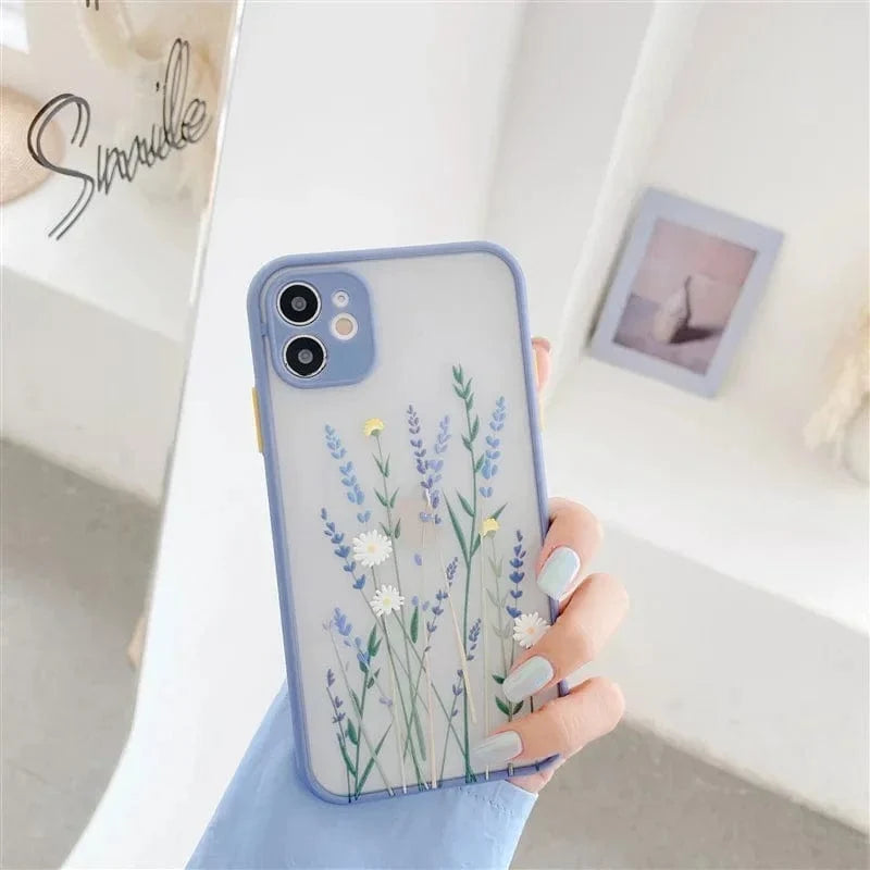 Fashion Cute Flower Full Body Protective iPhone Case
