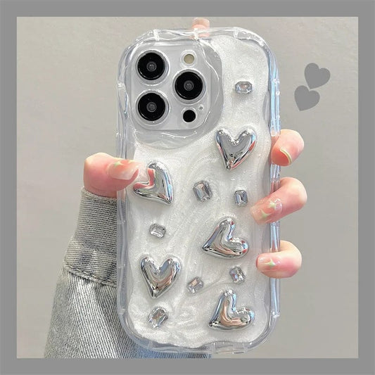 3D Silicone Love Bow iPhone Case Vogueen