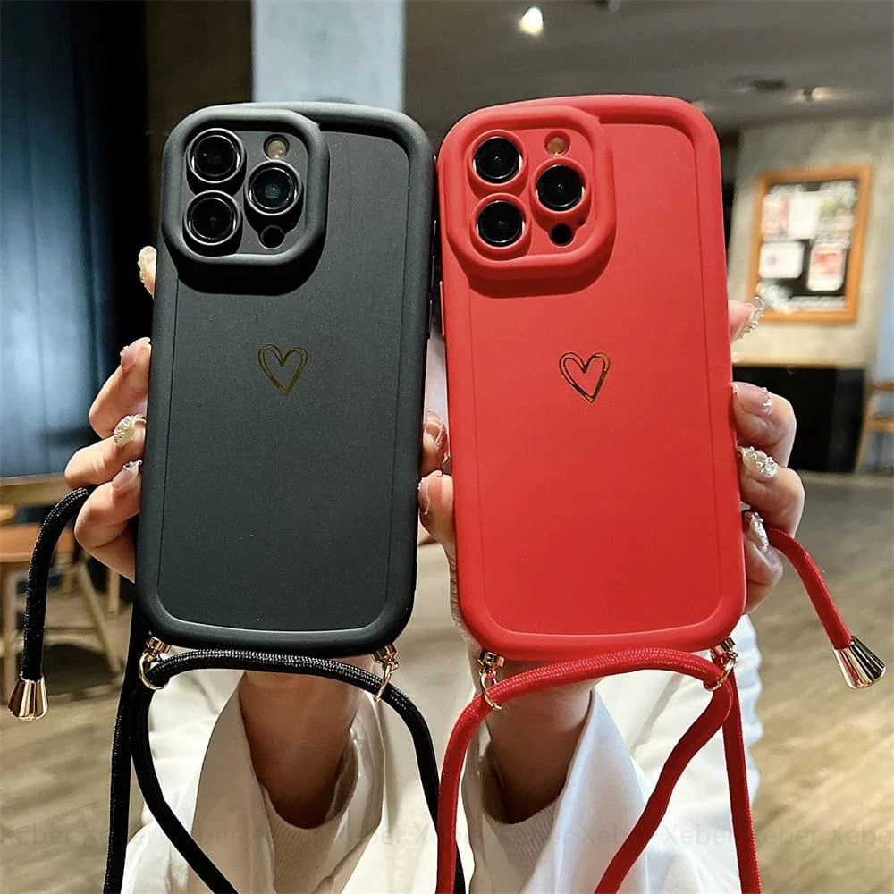 HeartLink Crossbody iPhone Case Vogueen
