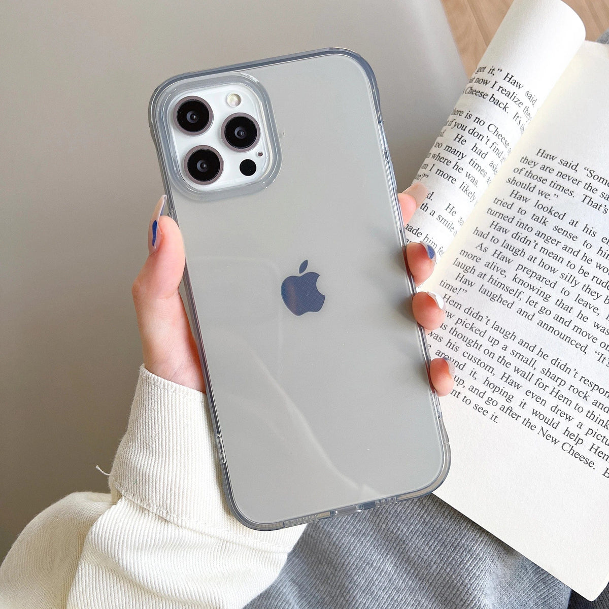 Clear Candy Color Full Body Protective iPhone Case