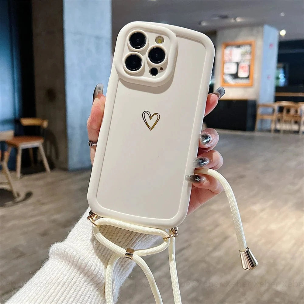 HeartLink Crossbody iPhone Case Vogueen