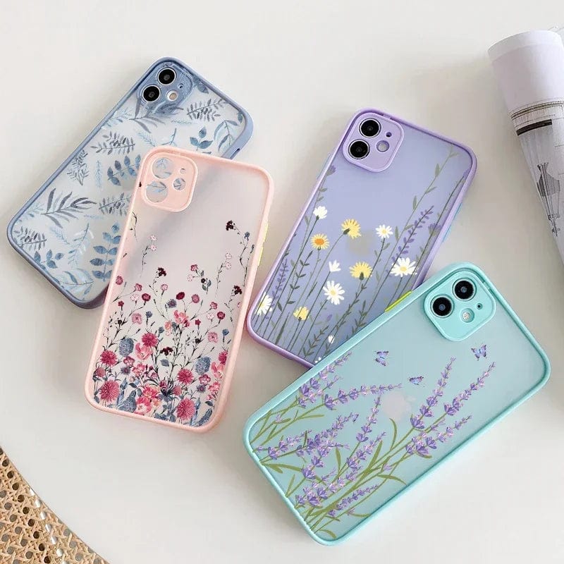 Fashion Cute Flower Full Body Protective iPhone Case