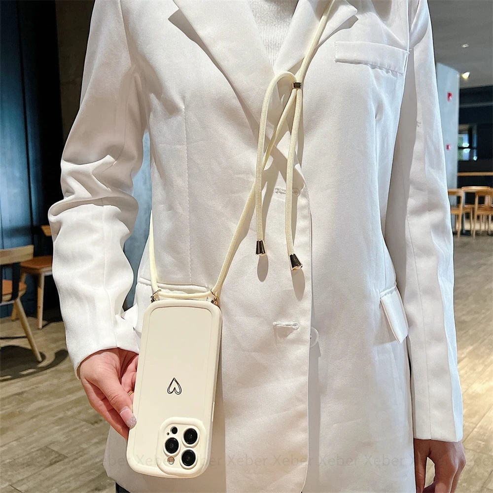 HeartLink Crossbody iPhone Case Vogueen