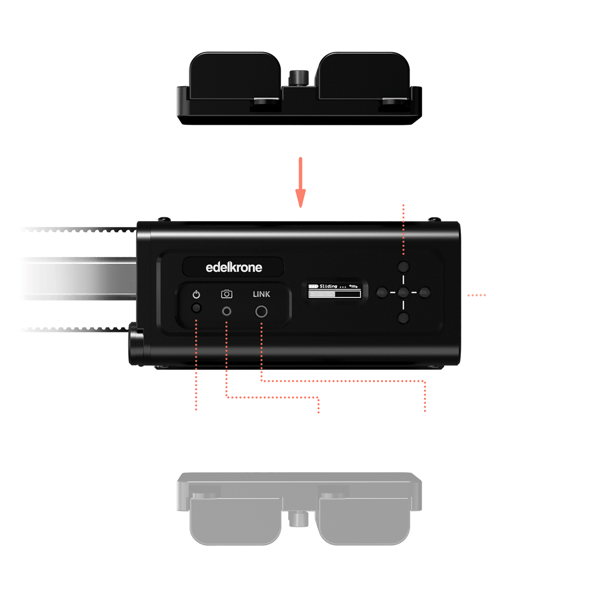 Motorized Double-Distance Camera Slider SliderPLUS v6 edelkrone