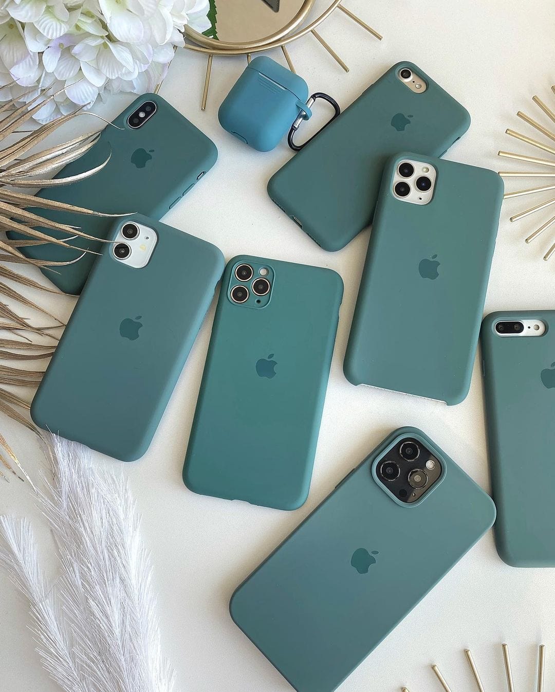 iPhone Cosmic Blue Silicone Case Camera Protection Apple