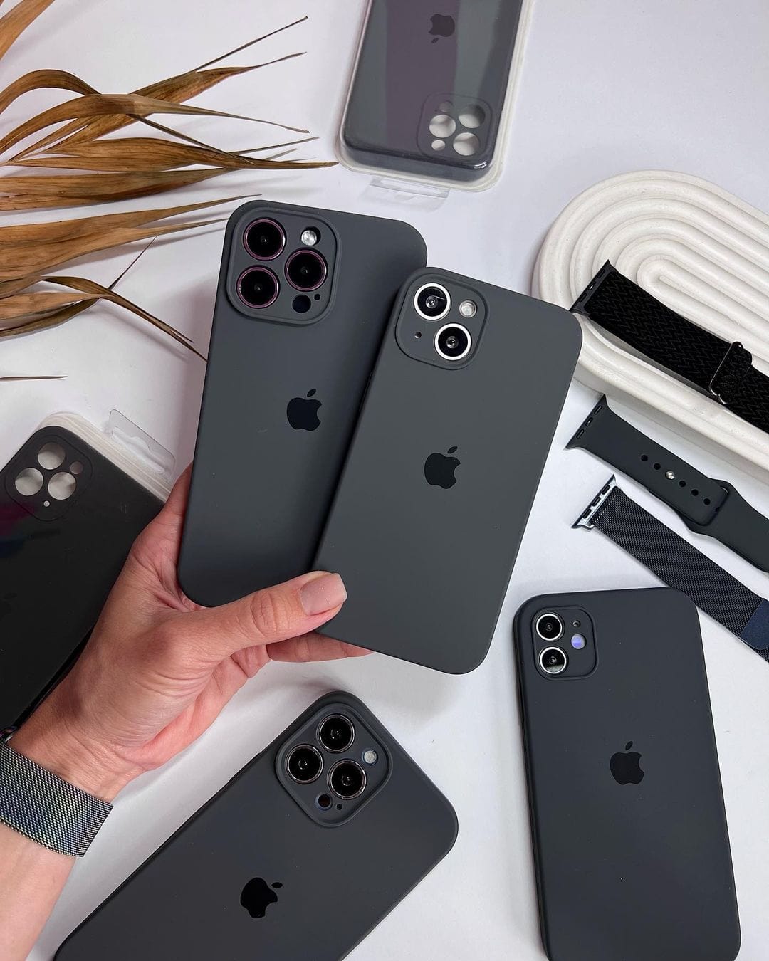 iPhone Camera Protection Silicone Black Case Apple iPhones