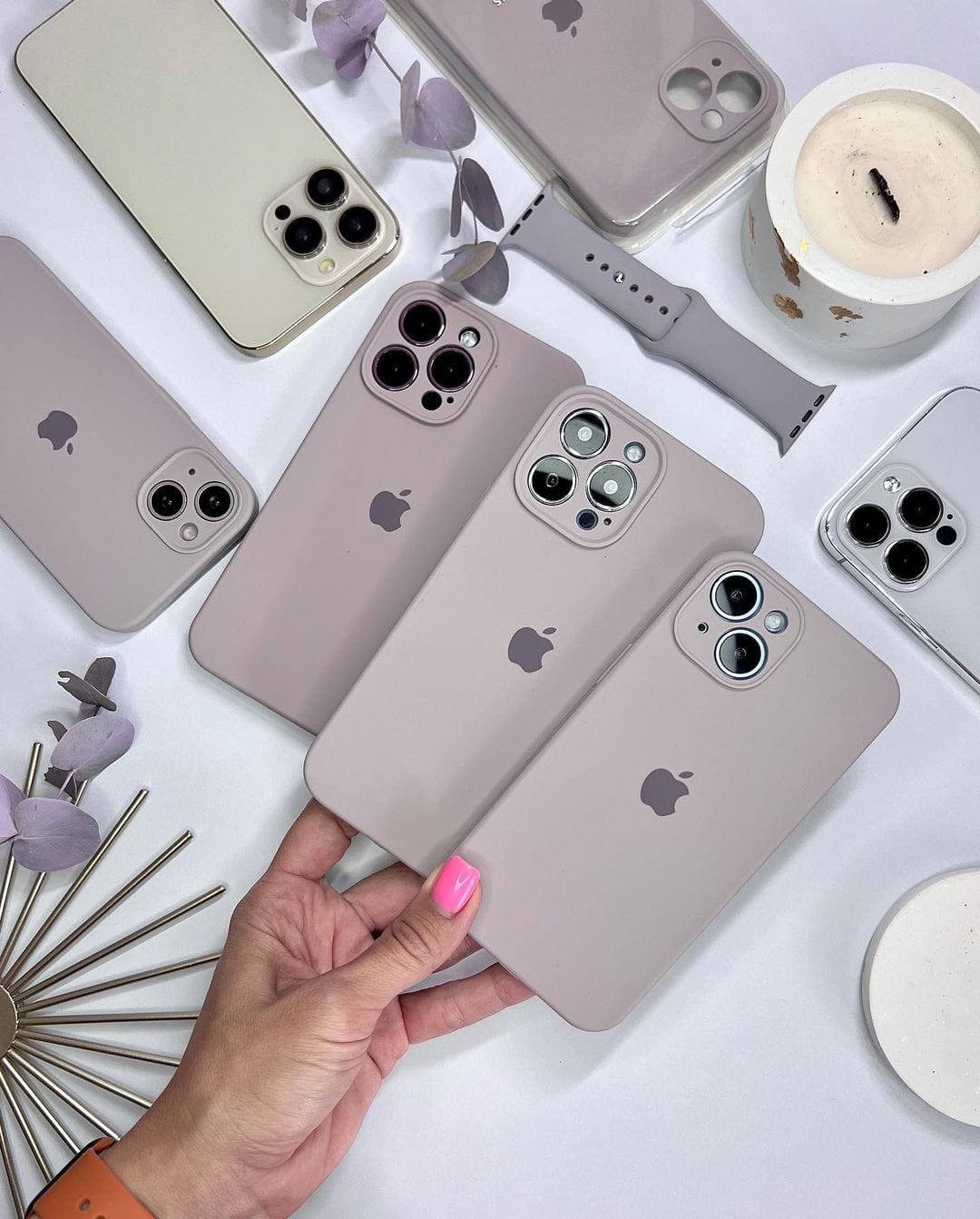 iPhone Camera Protection Lavender Silicone Case Apple iPhones