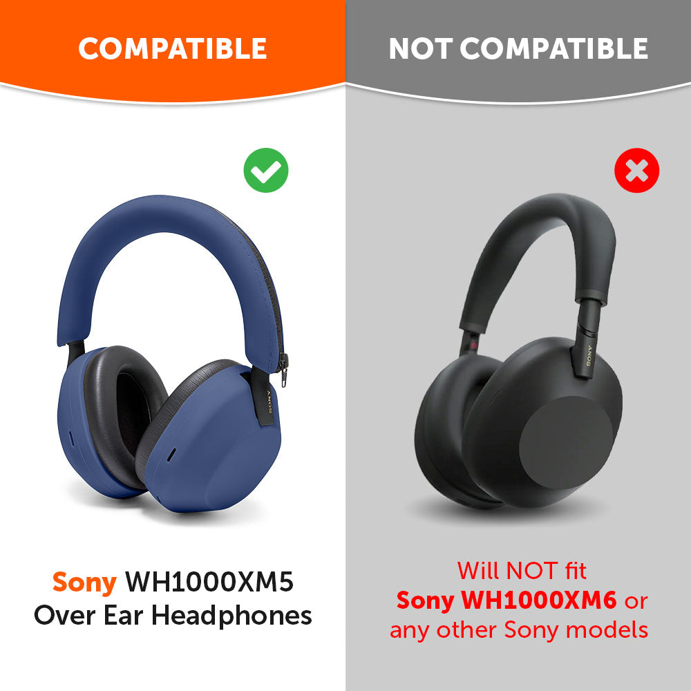 Sony XM5 Protective Silicone Shell Cover Headband WC ShellZ XM5