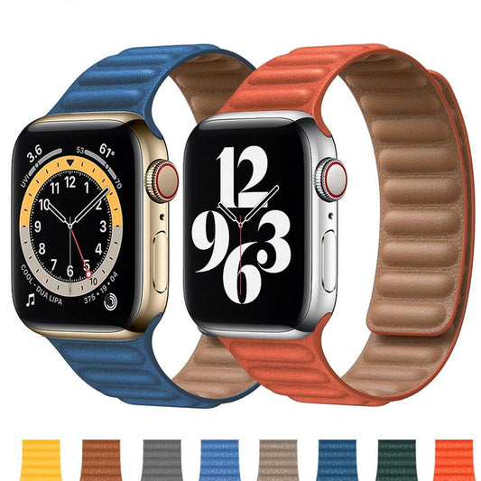 Leather Link Key Attribute Apple Watch Bands Shopify Collective Vogueen