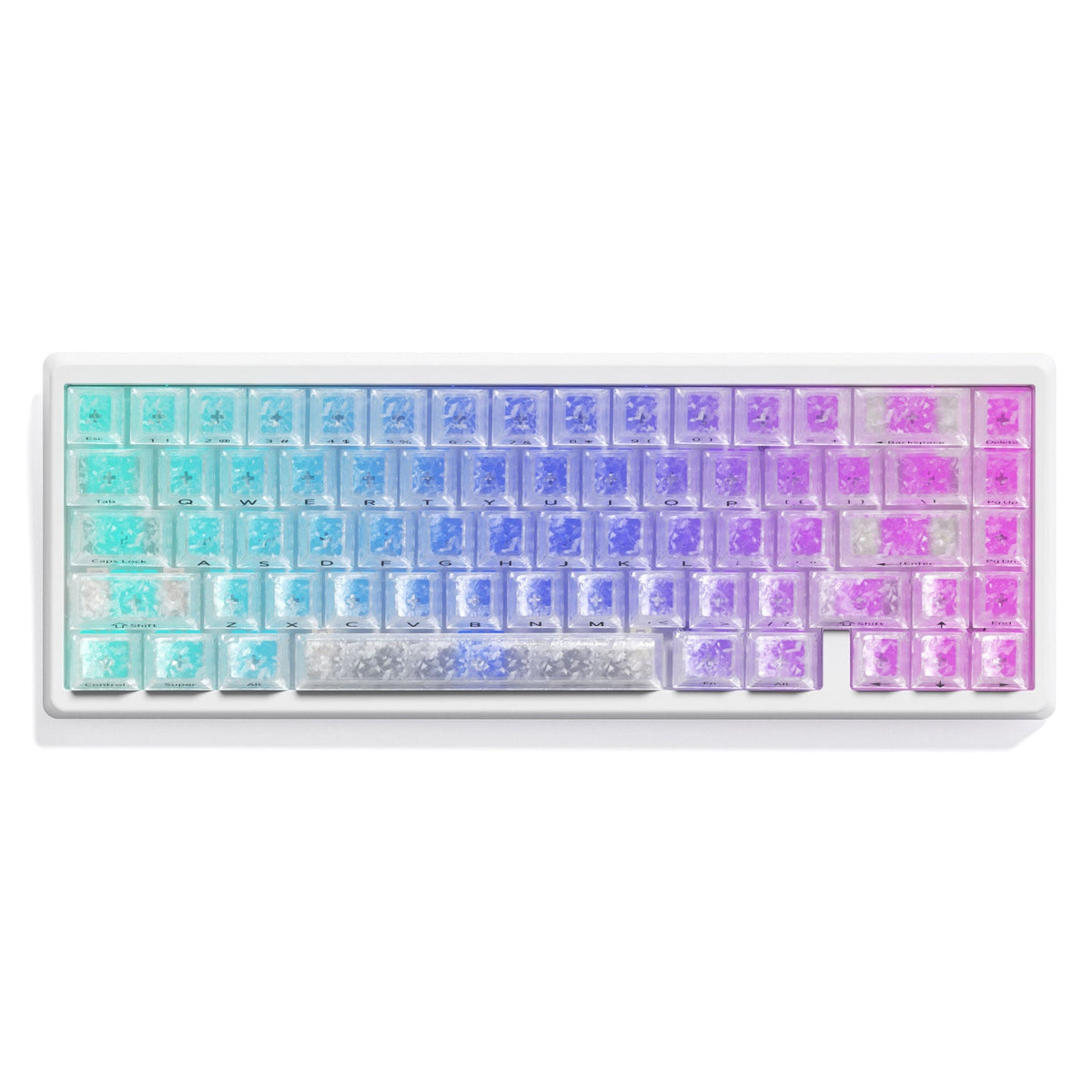 XVX M67 JadeStone Forged Carbon 65% Mechanical Keyboard XVX