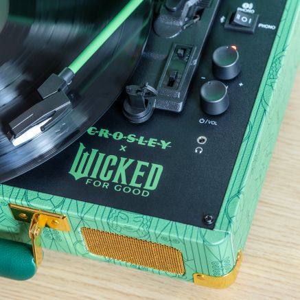 Crosley RSD Cruiser Plus Turntable - Wicked Movie Edition- 3-Speed Bluetooth- Elphaba Green