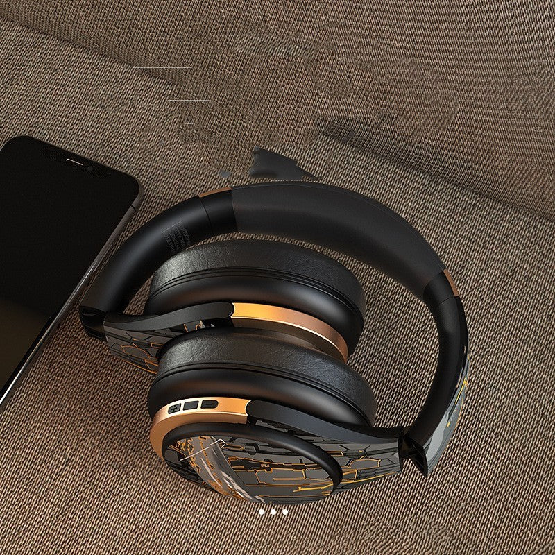 Bluetooth Headphone Active Noise Reduction Head-mounted E-sports Games Computer
