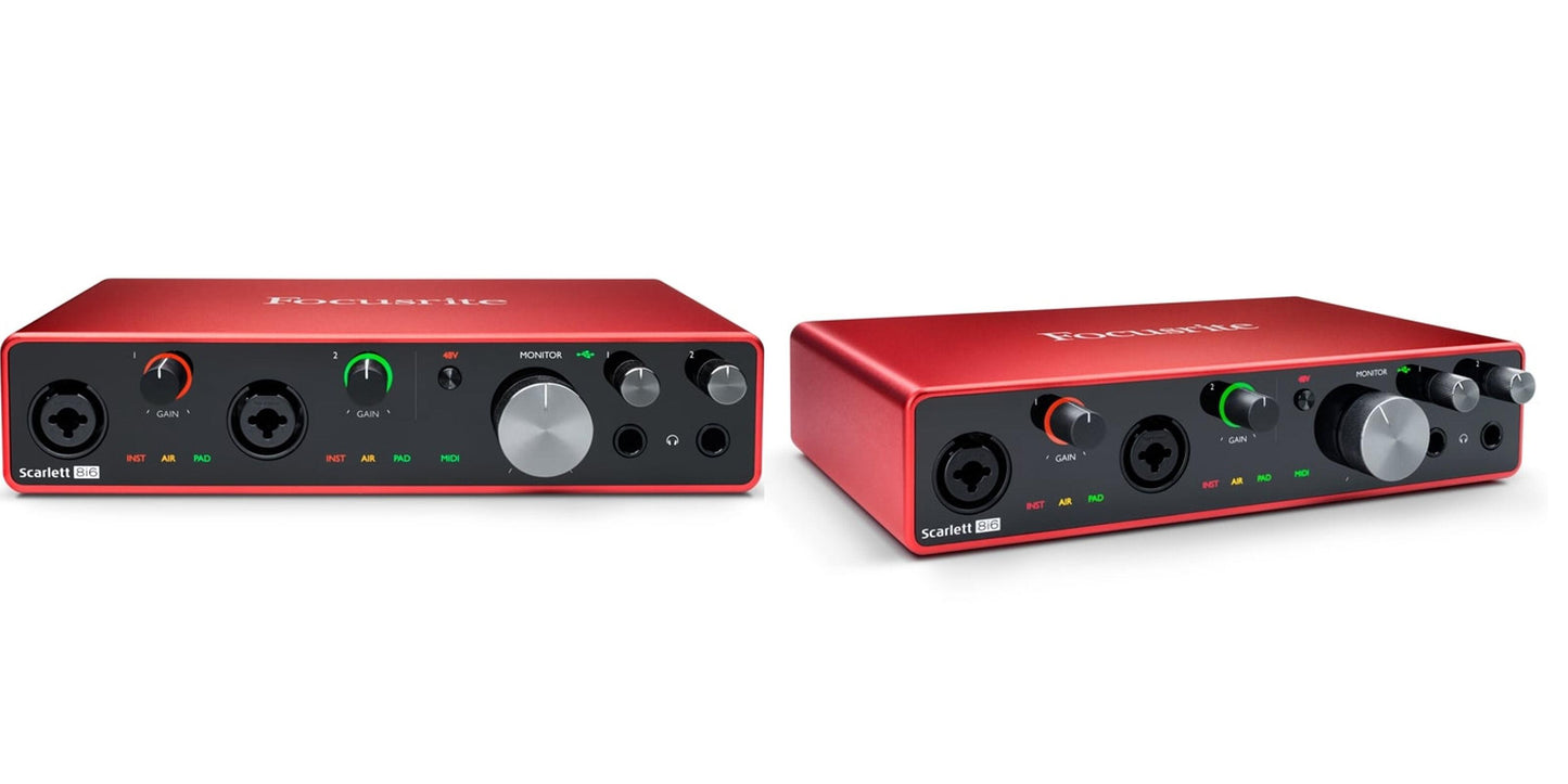 Focusrite Scarlett 8i6 3rd Gen USB Audio Interface - New