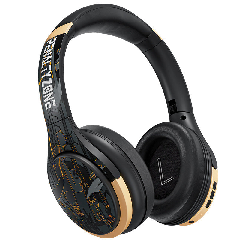 Bluetooth Headphone Active Noise Reduction Head-mounted E-sports Games Computer