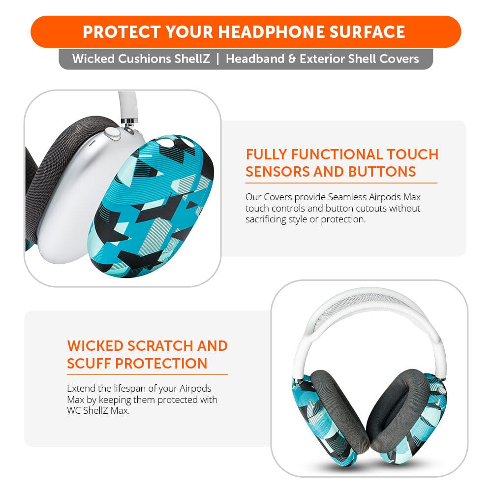 Airpods Max Silicone Exterior Shell Covers Headphone WC ShellZ Max