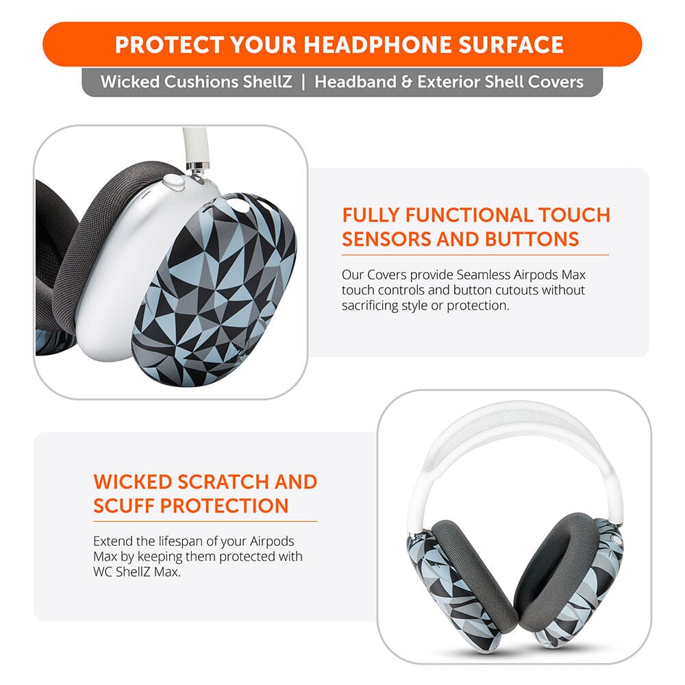 Airpods Max Silicone Exterior Shell Covers Headphone WC ShellZ Max