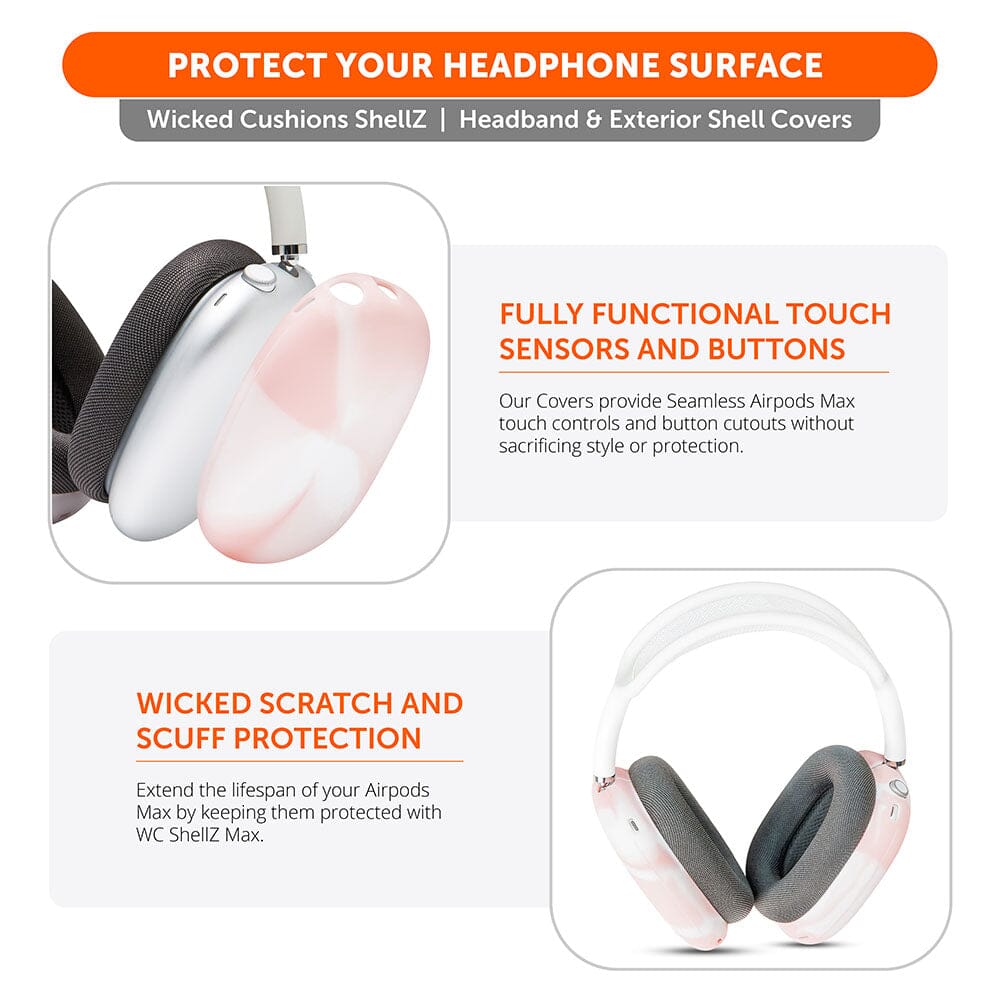 Airpods Max Silicone Exterior Shell Covers Headphone WC ShellZ Max