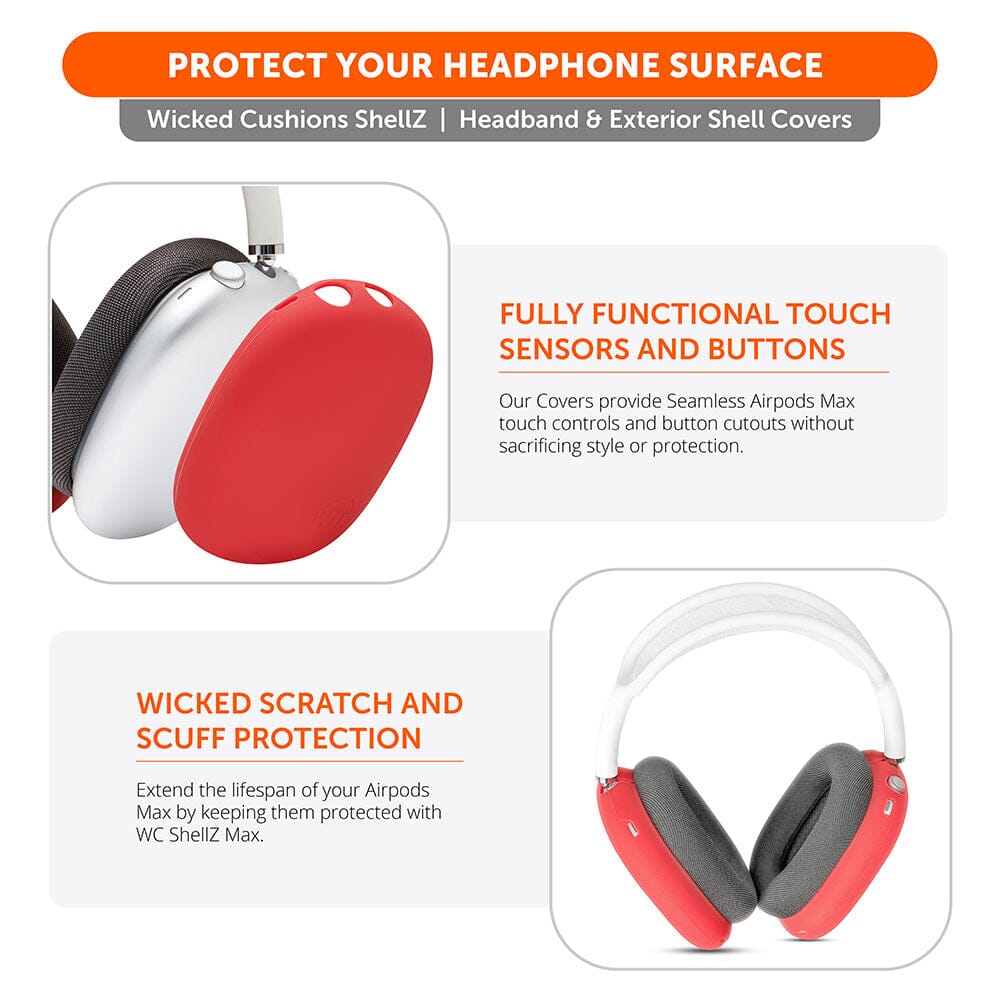 Airpods Max Silicone Exterior Shell Covers Headphone WC ShellZ Max