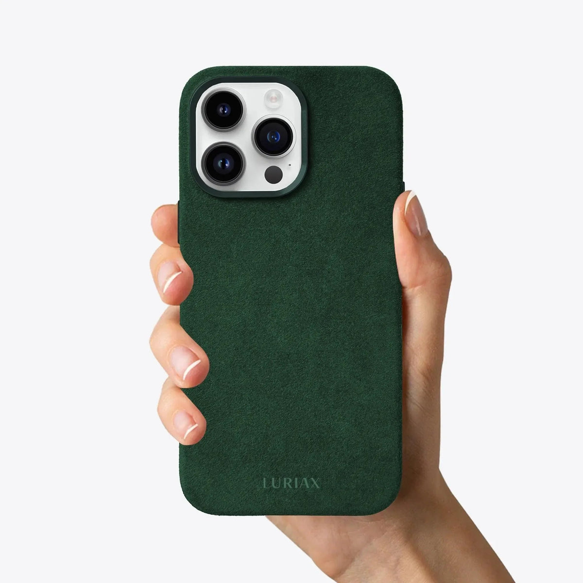 iPhone 14 Case Genuine Italian Alcantara Protective The Modern