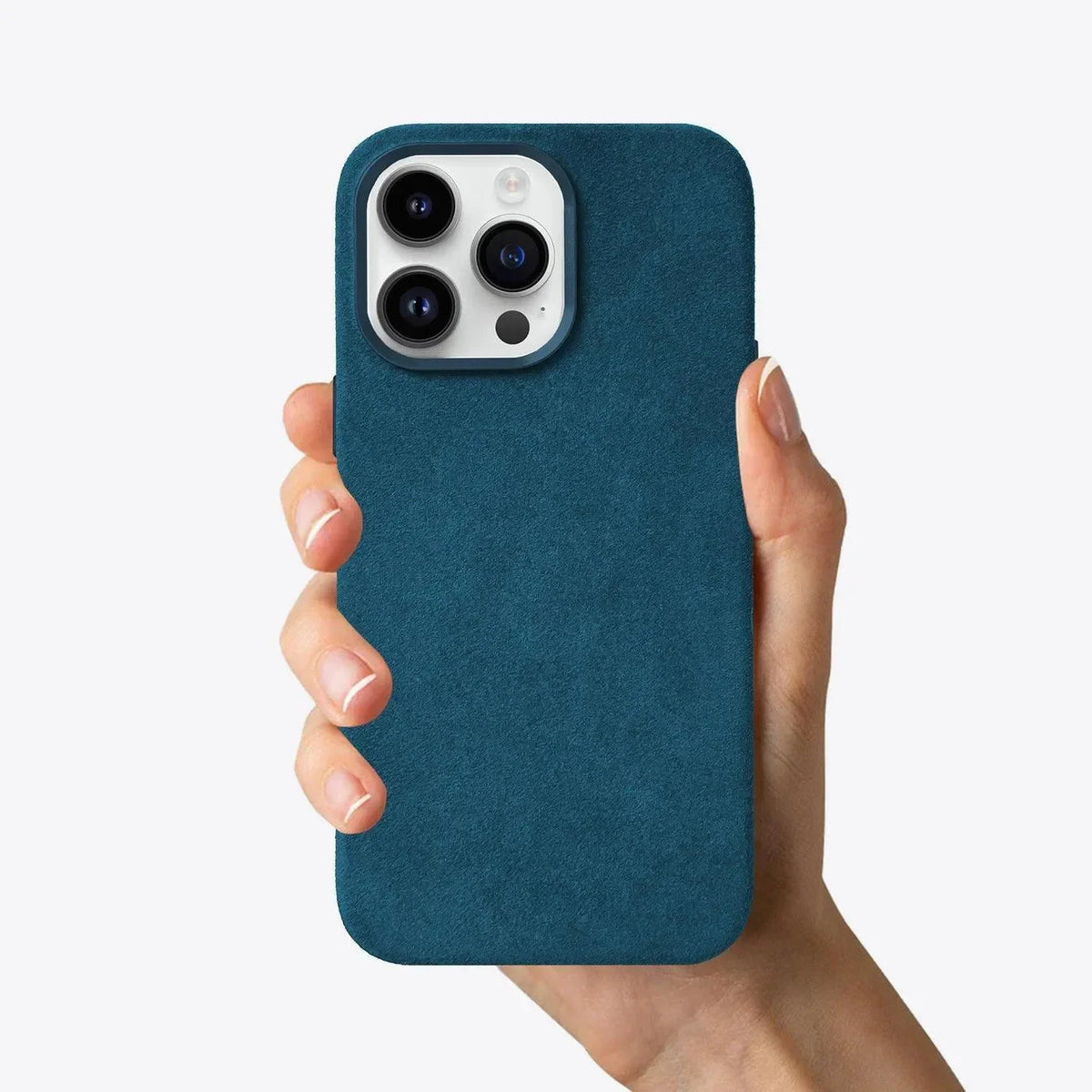 iPhone 14 Case Handcrafted Alcantara Classic The Modern