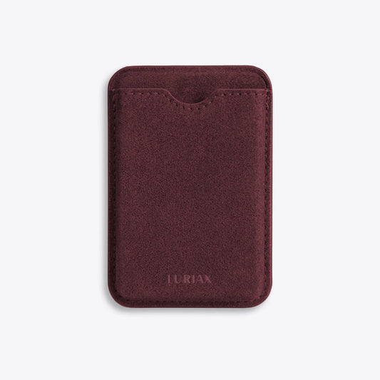 MagSafe Wallet Italian Alcantara® Slim Cardholder Luriax