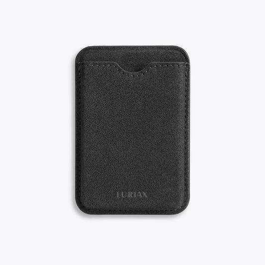 MagSafe Wallet Slim Cardholder Handcrafted Italian Alcantara