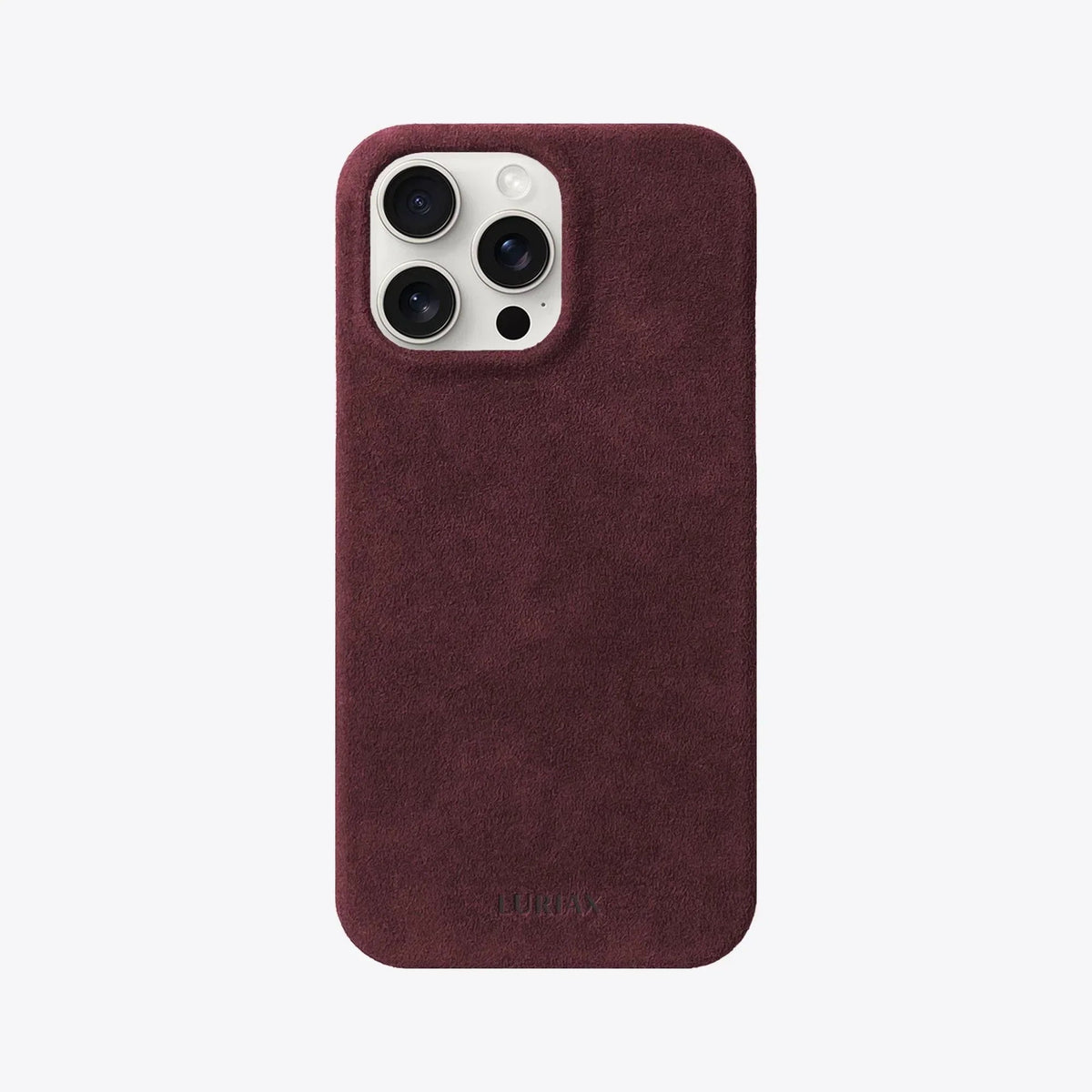 iPhone 15 Slim Alcantara Case The Minimal