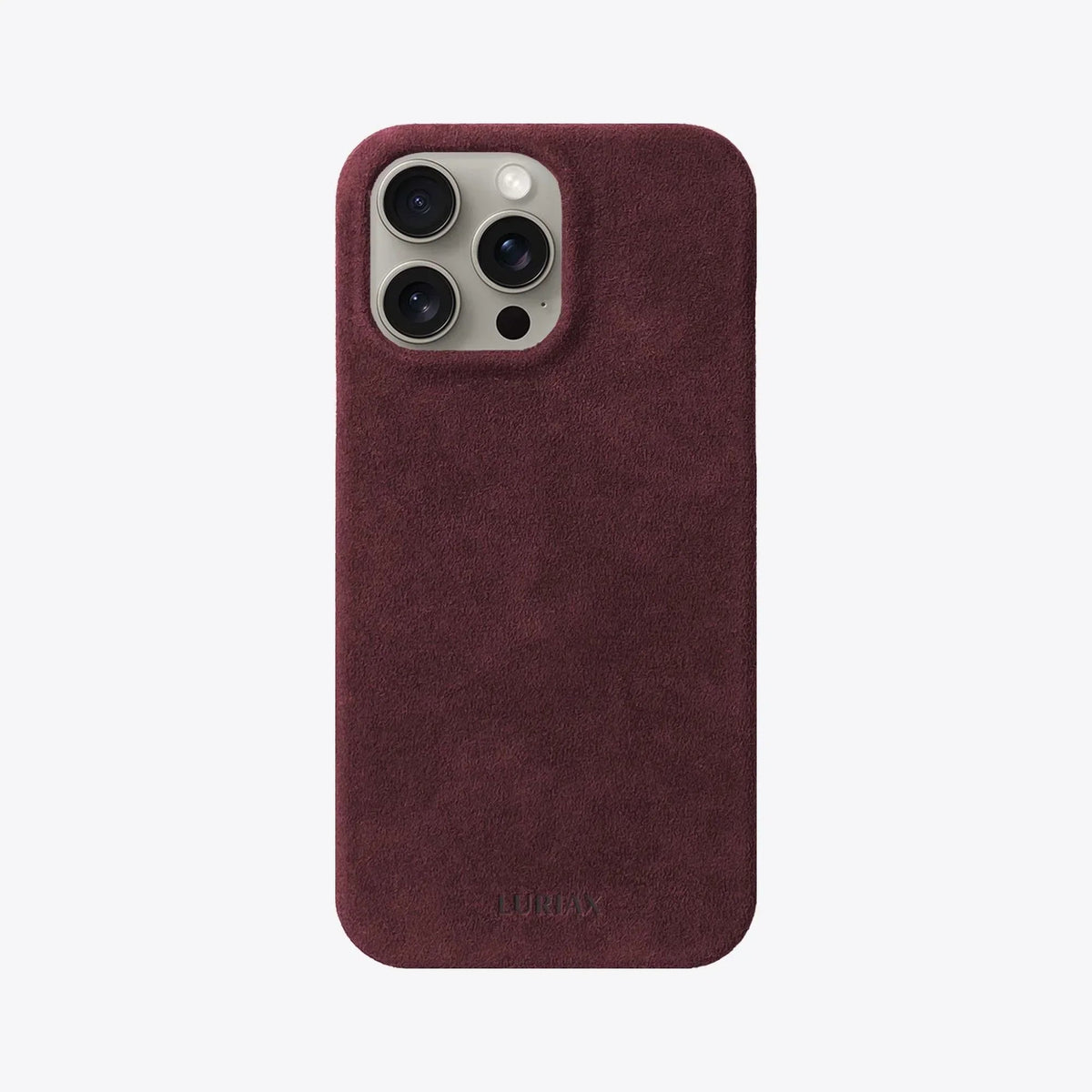iPhone 15 Slim Alcantara Case The Minimal