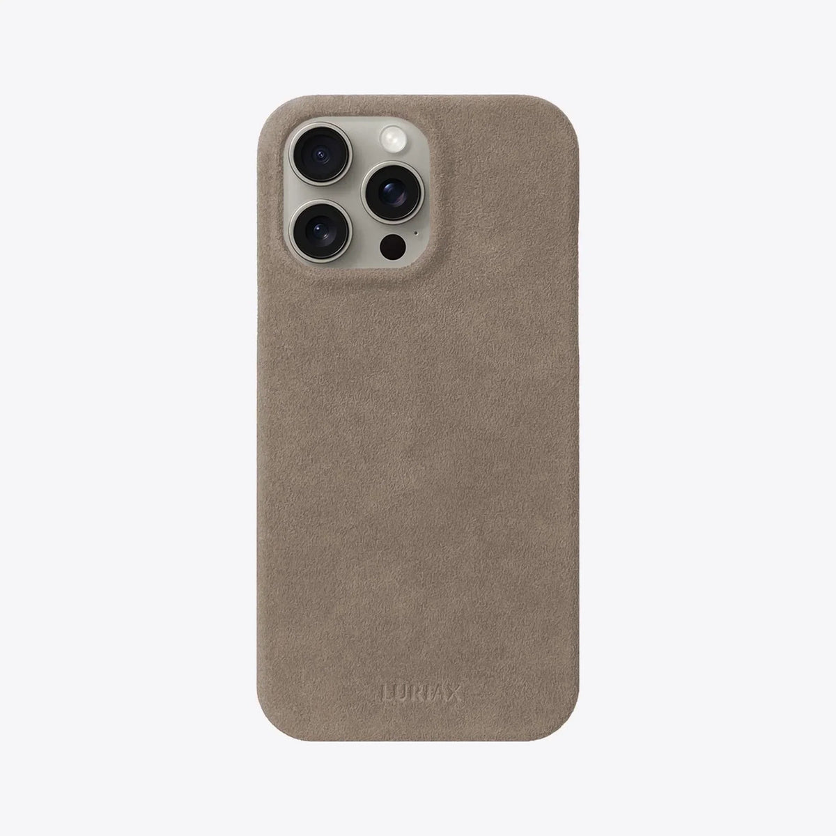 iPhone 15 Slim Minimal Case Alcantara® Luriax
