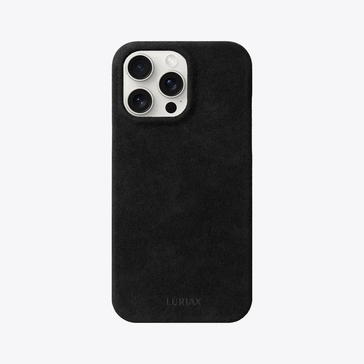 iPhone 15 Slim Alcantara Case The Minimal Luriax