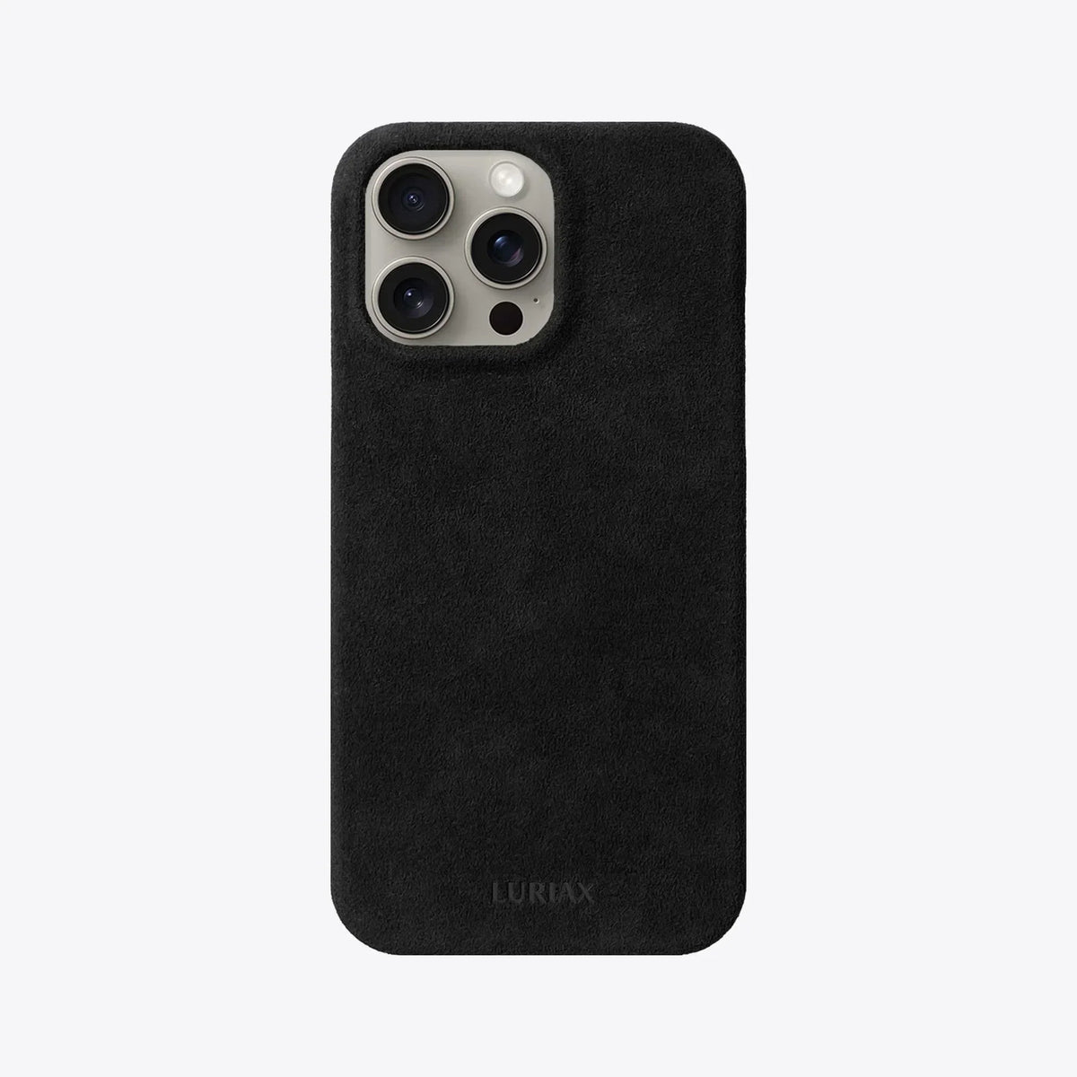 iPhone 15 Slim Alcantara Case The Minimal Luriax