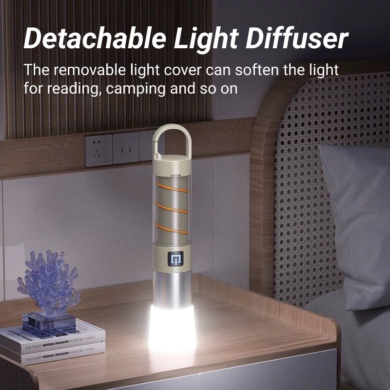 Camping Flashlight Built-in Hook All-in-One Flashlight C1