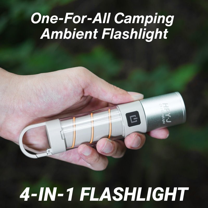 Camping Flashlight Built-in Hook All-in-One Flashlight C1