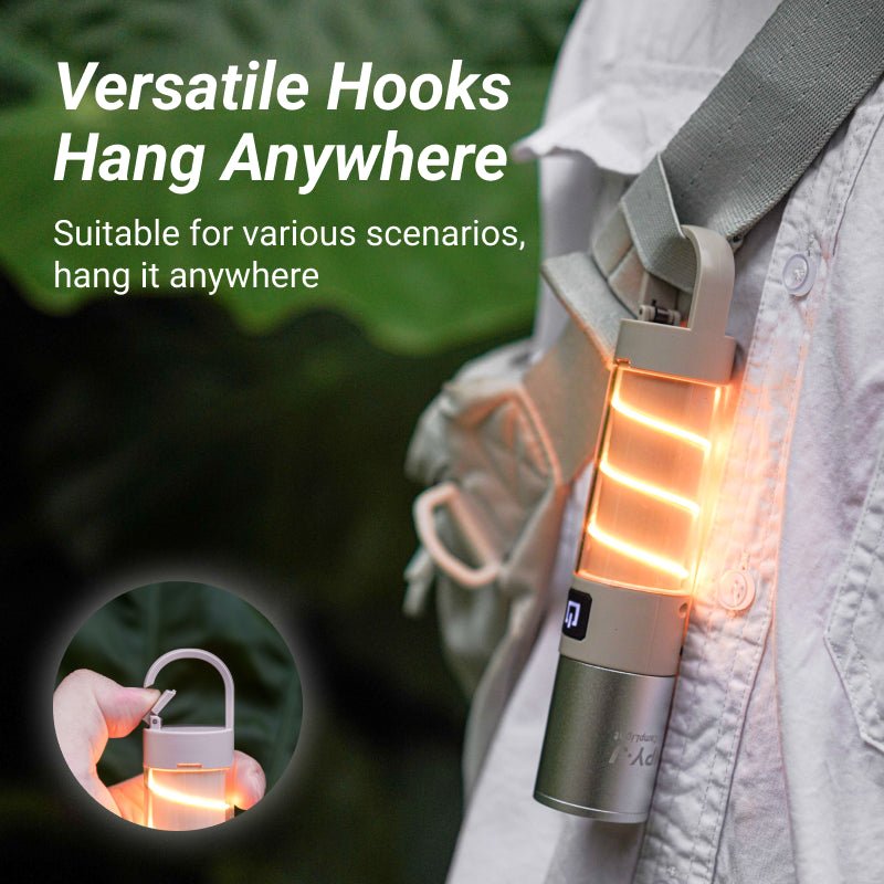 Camping Flashlight Built-in Hook All-in-One Flashlight C1