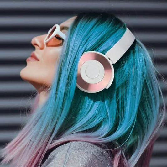 Wireless Bluetooth 5.0 Metallic Headphones Stereo Amplify