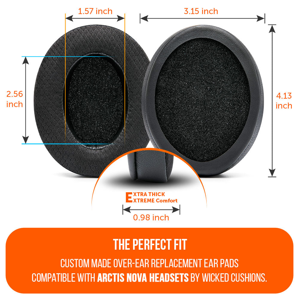 WC FreeZe Cooling Gel Earpads for Arctis Nova Headphones