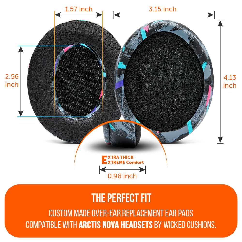 WC FreeZe Cooling Gel Earpads for Arctis Nova Headphones