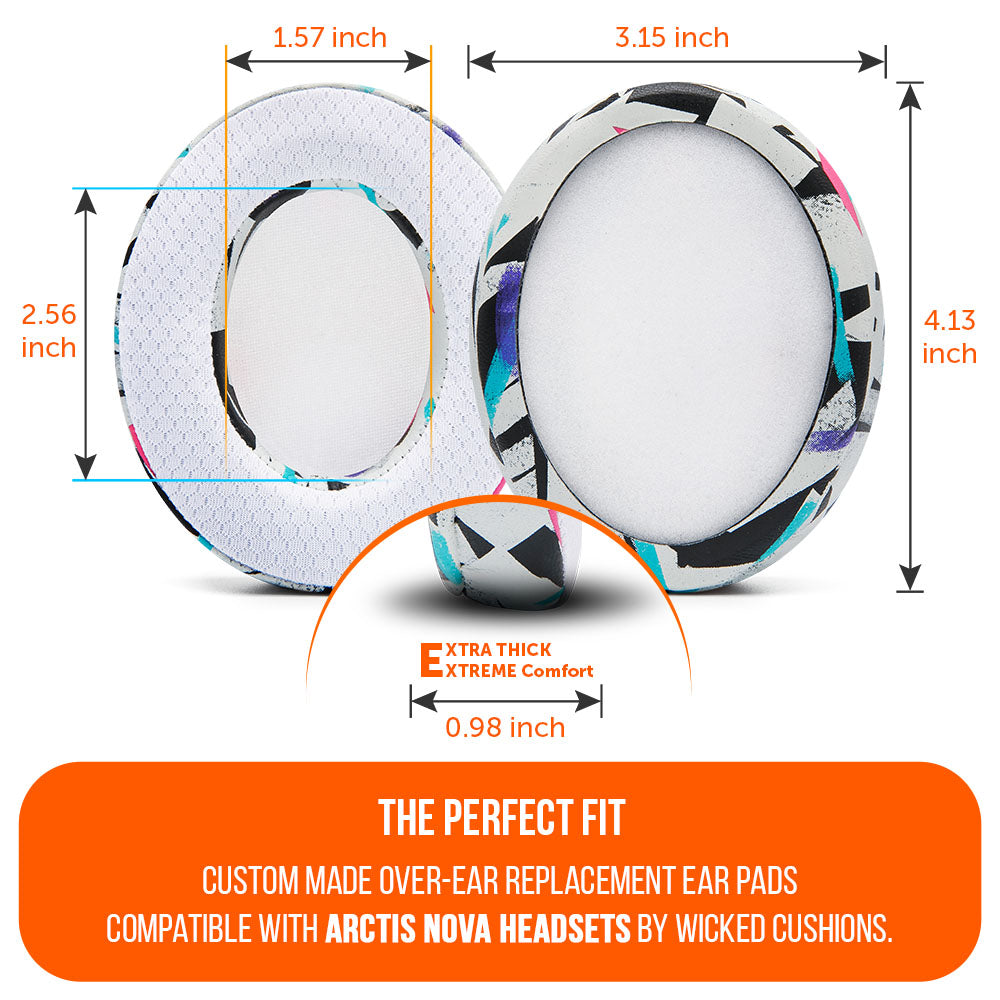 WC FreeZe Cooling Gel Earpads for Arctis Nova Headphones
