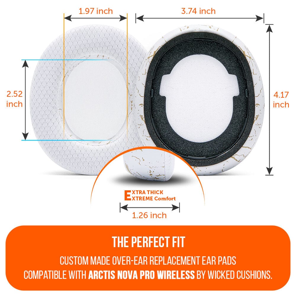 WC FreeZe Cooling Gel Earpads for Arctis Nova Pro Wireless