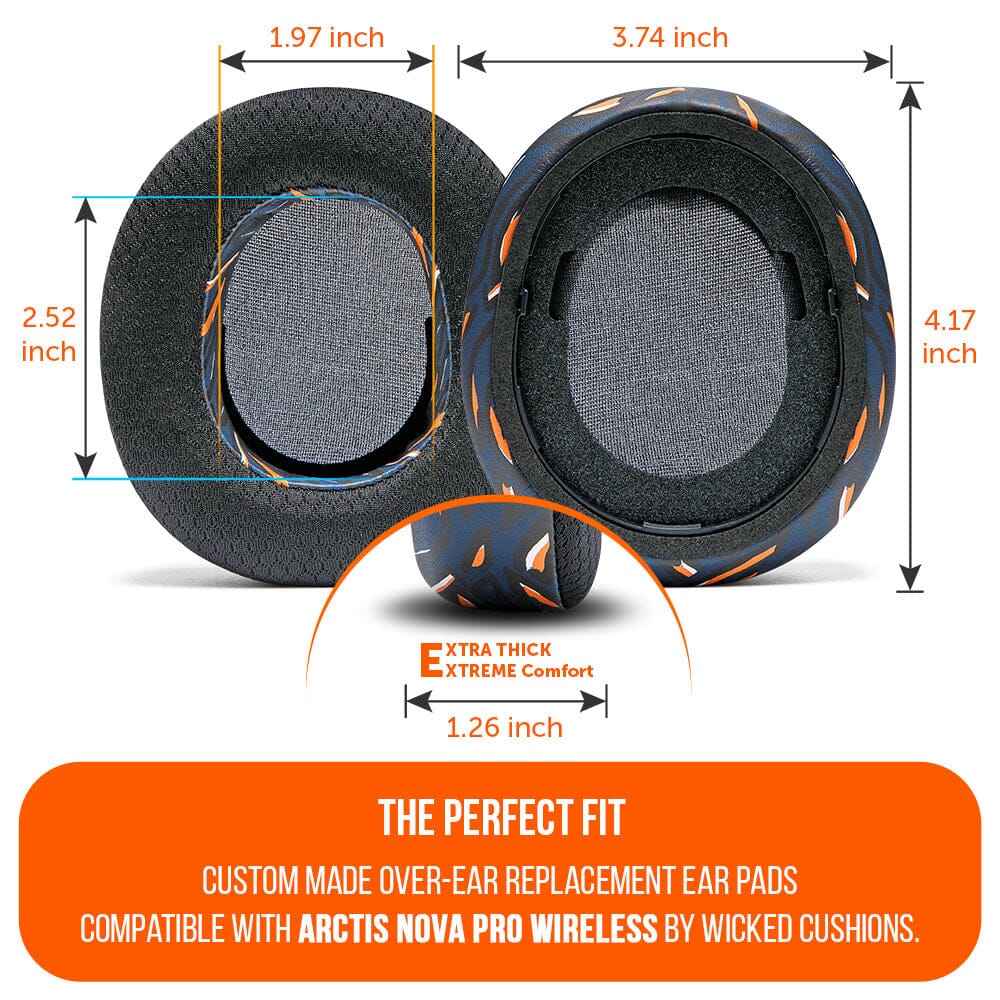 WC FreeZe Cooling Gel Earpads for Arctis Nova Pro Wireless