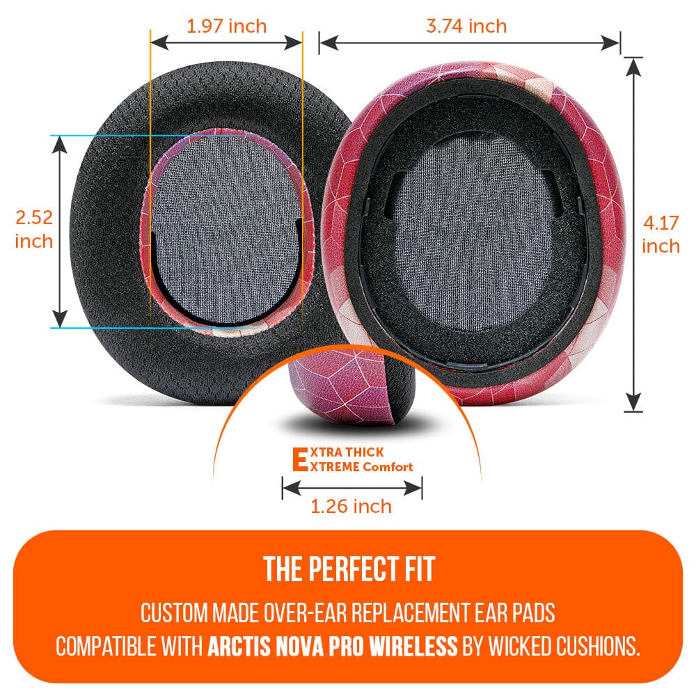 WC FreeZe Cooling Gel Earpads for Arctis Nova Pro Wireless