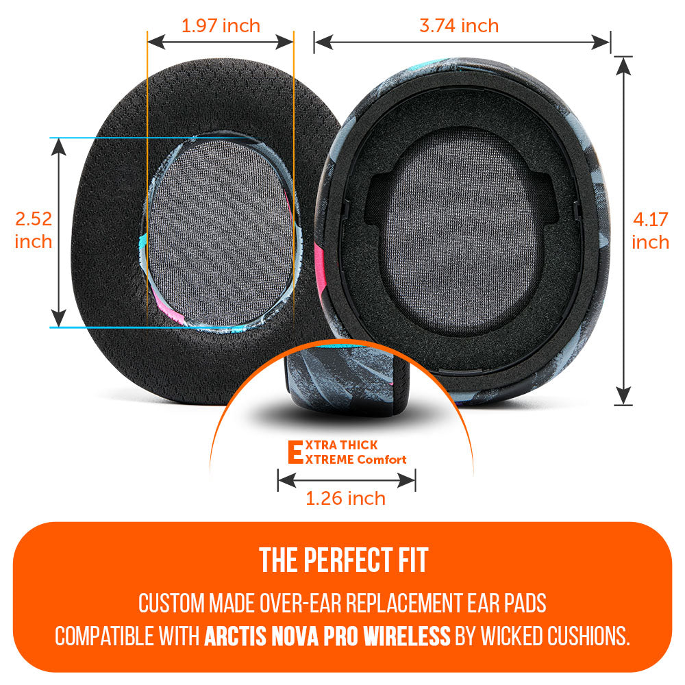 WC FreeZe Cooling Gel Earpads for Arctis Nova Pro Wireless