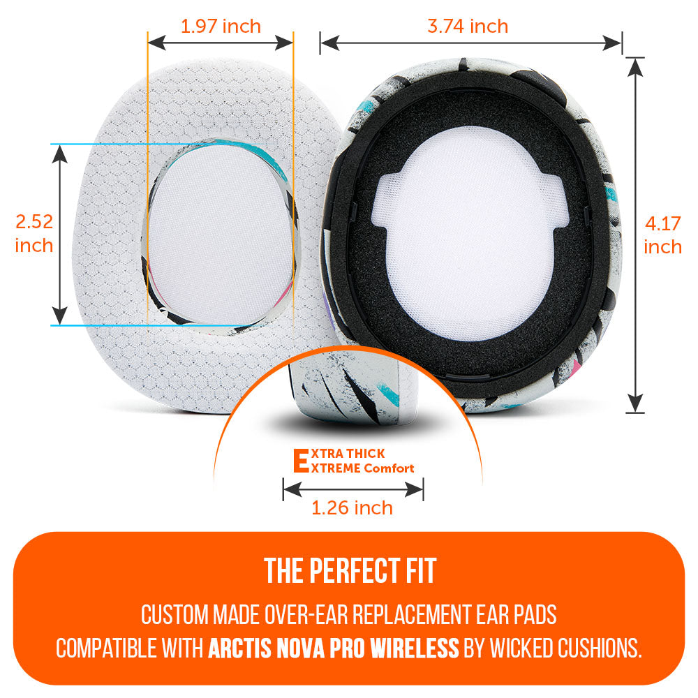 WC FreeZe Cooling Gel Earpads for Arctis Nova Pro Wireless