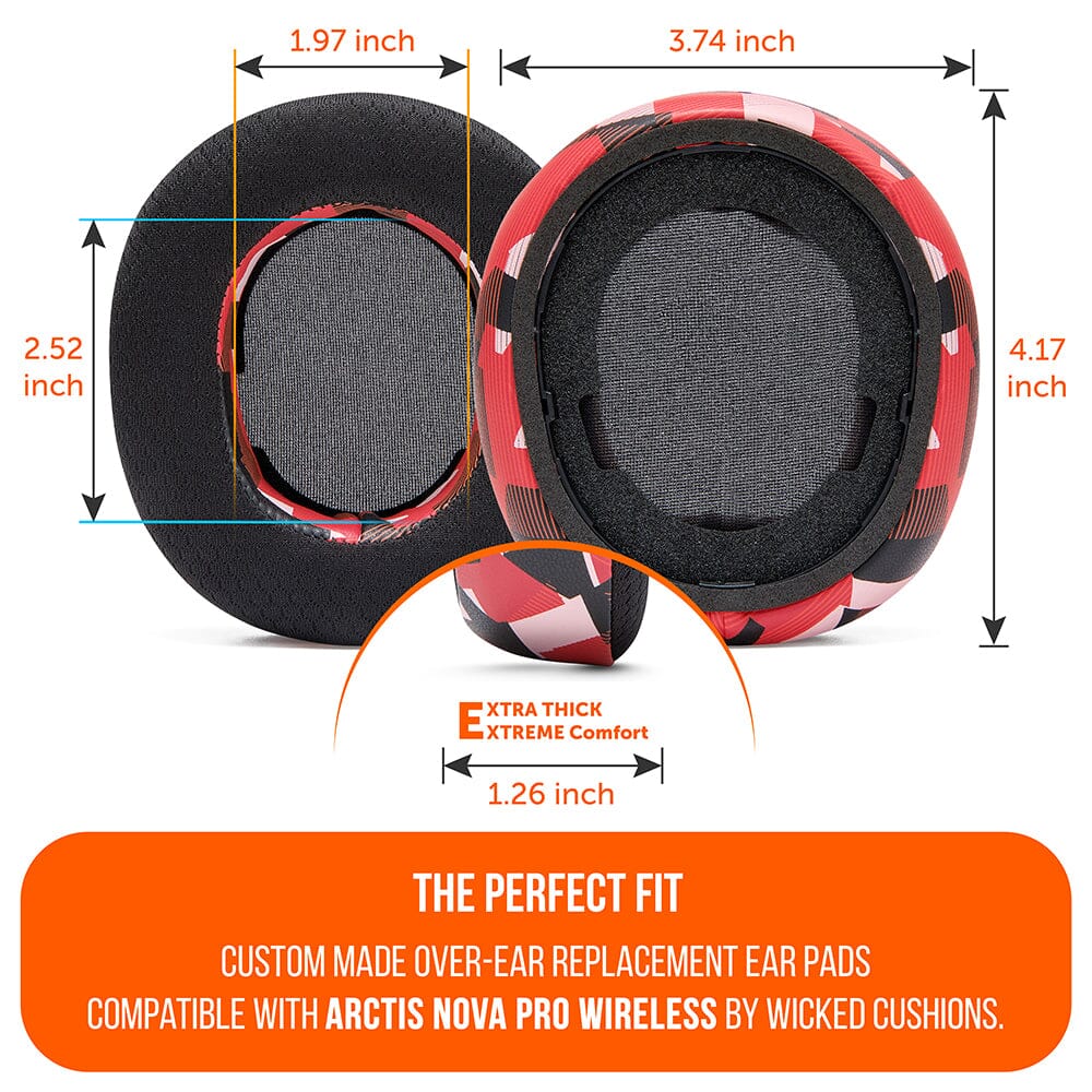 WC FreeZe Cooling Gel Earpads for Arctis Nova Pro Wireless
