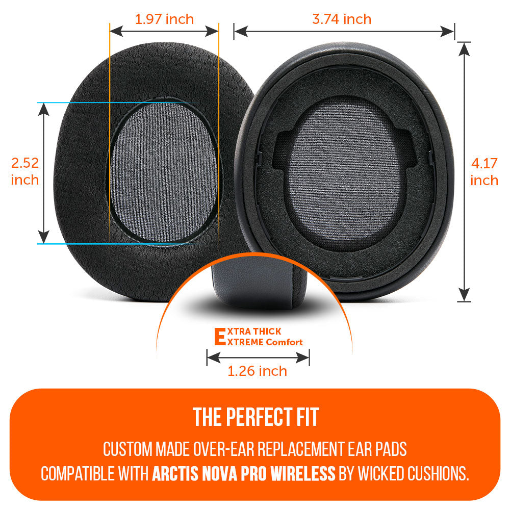 WC FreeZe Cooling Gel Earpads for Arctis Nova Pro Wireless