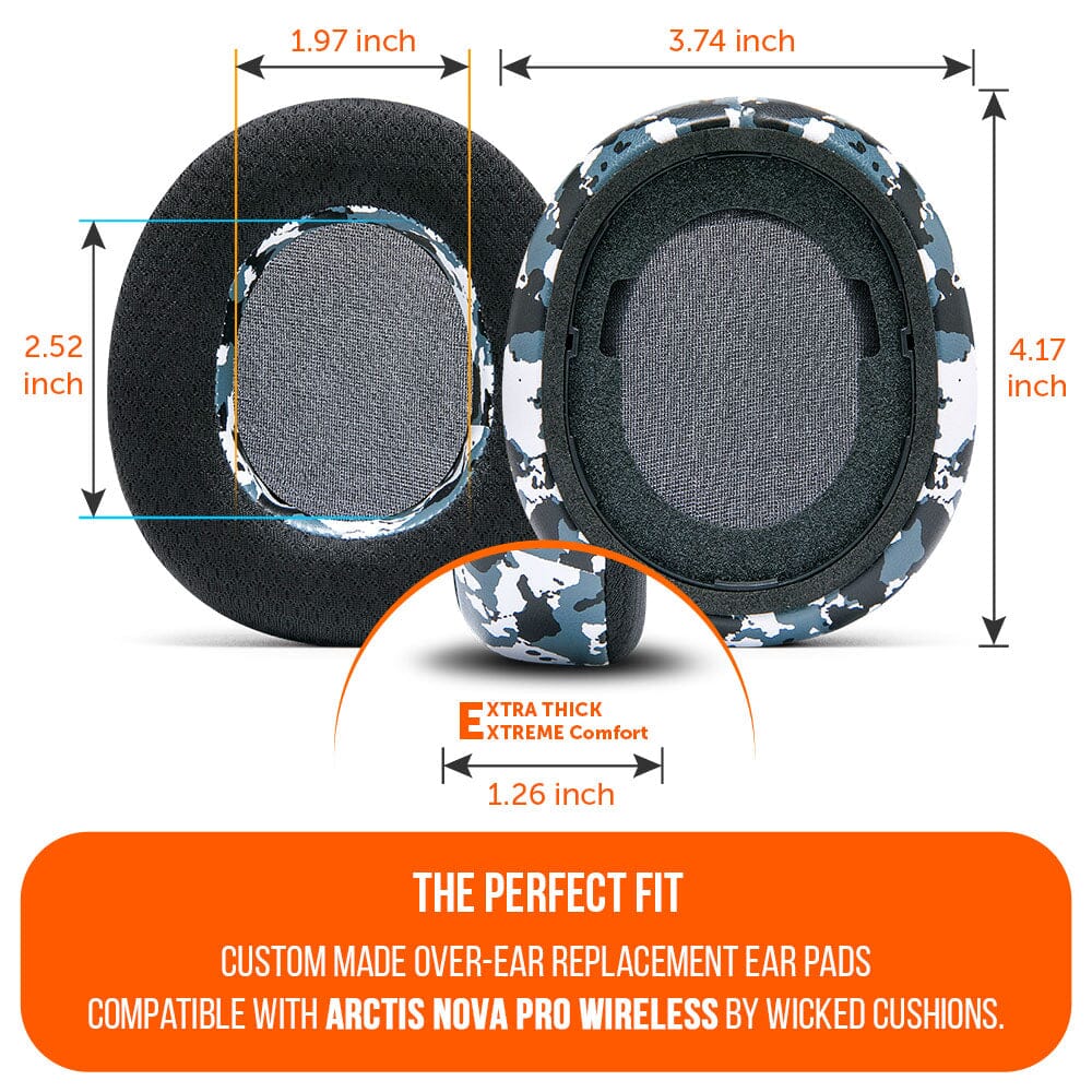 WC FreeZe Cooling Gel Earpads for Arctis Nova Pro Wireless