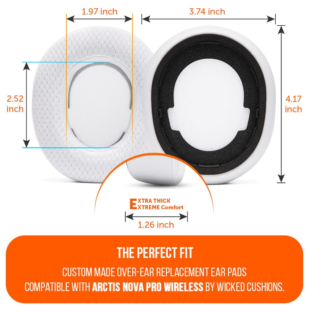 WC FreeZe Cooling Gel Earpads for Arctis Nova Pro Wireless