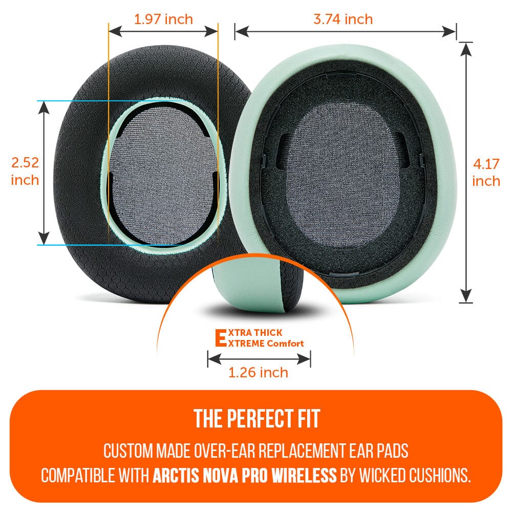 WC FreeZe Cooling Gel Earpads for Arctis Nova Pro Wireless